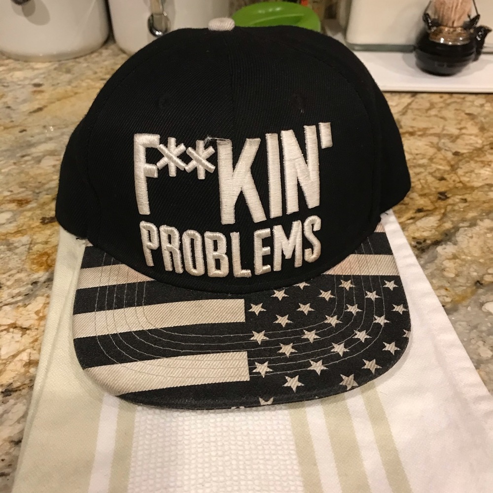 Baseball cap. Offensive language. Pre-owned